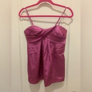 NWOT Rampage Fuchsia Satin Camisole